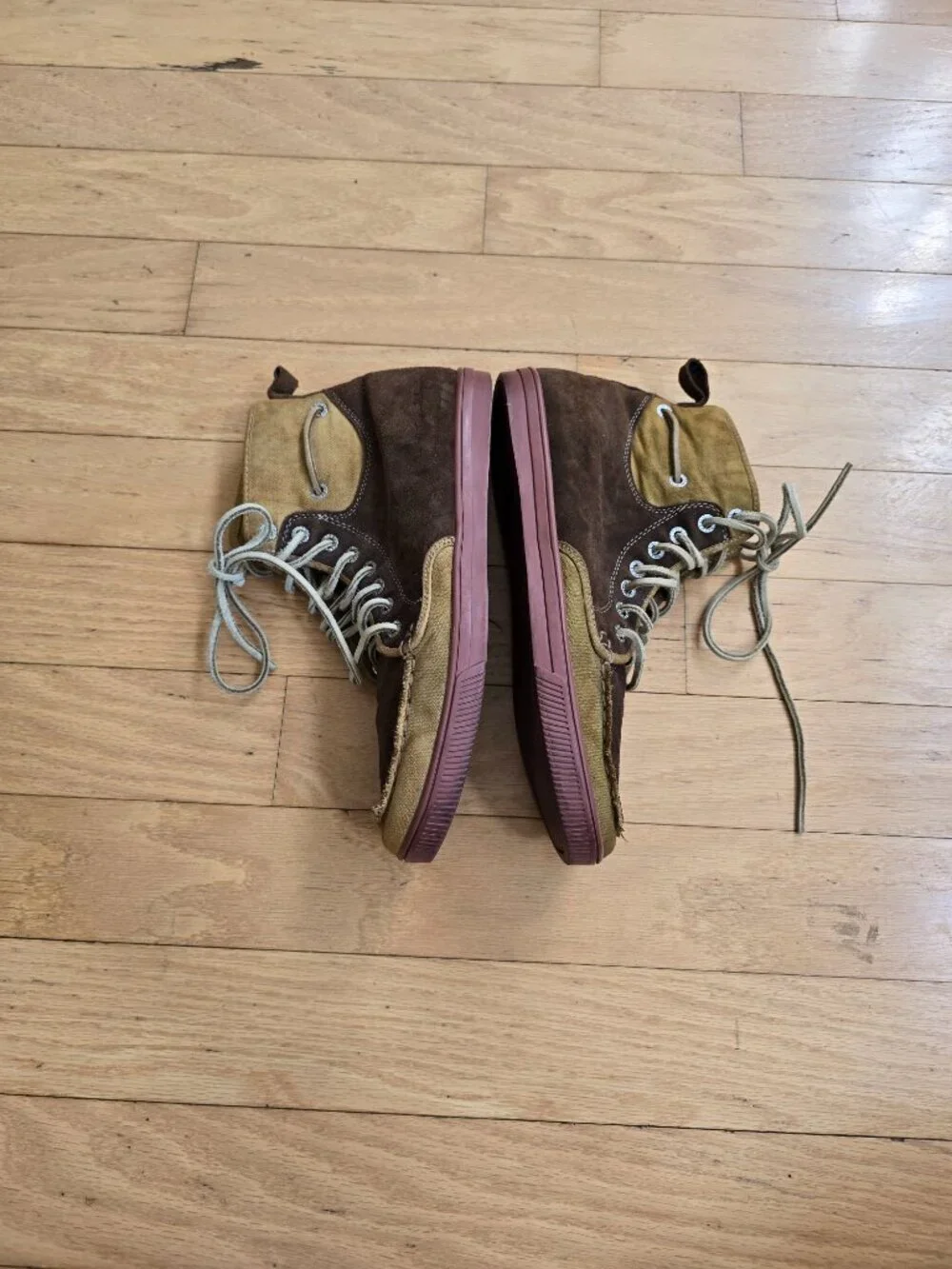 vintage Y2K | True Religion brown suede classic boots | MENS 8.5